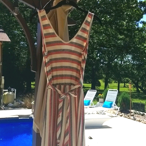 CLASSIC STRIPED JUMPSUIT - Picture 4 of 8